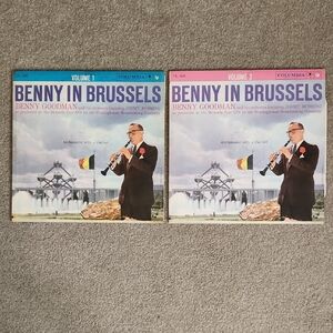 2 LP Set Benny Goodman In Brussels 1958 12"LP